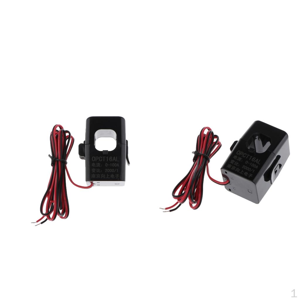 2 штуки Датчик струму Ампер Роз ємний сердечник для 100A
2 штуки Датчик струму Ампер Роз ємний сердечник для 100A