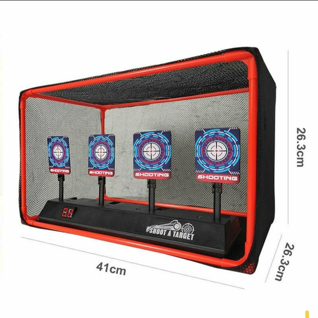 Мішені для пістолетів Nerf Електрична мішень, що автоматично скидається, Аксесуари для стрільби Іграшки для дітей Звук, Світло, Гра зі стрільбою Високоточне підрахунок очок
Мішені для пістолетів Nerf Електрична мішень, що автоматично скидається, Аксесуари для стрільби Іграшки для дітей Звук, Світло, Гра зі стрільбою Високоточне підрахунок очок