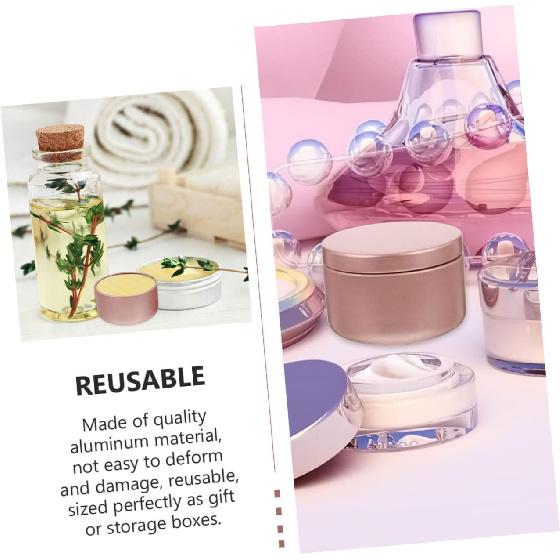 IMIKEYA Metal Candle Jar Tin Storage Can for Diy Crafts Candy Candles Erasers Home Office
IMIKEYA Metal Candle Jar Tin Storage Can for Diy Crafts Candy Candles Erasers Home Office