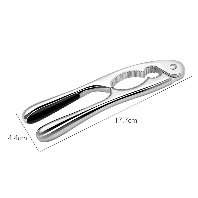 1 шт. зажим для ореха из нержавеющей стали, многофункциональные ручные орехоколы, утолщенные, твердые кухонные приспособления для овощей и фруктов