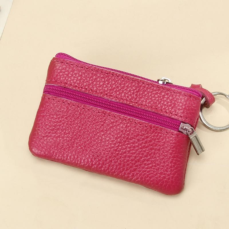 Жіночий ультратонкий гаманець для монет з коров ячої шкіри вищого ґатунку - Натуральна шкіра, Однотонний, Міні на блискавці
Жіночий ультратонкий гаманець для монет з коров ячої шкіри вищого ґатунку - Натуральна шкіра, Однотонний, Міні на блискавці