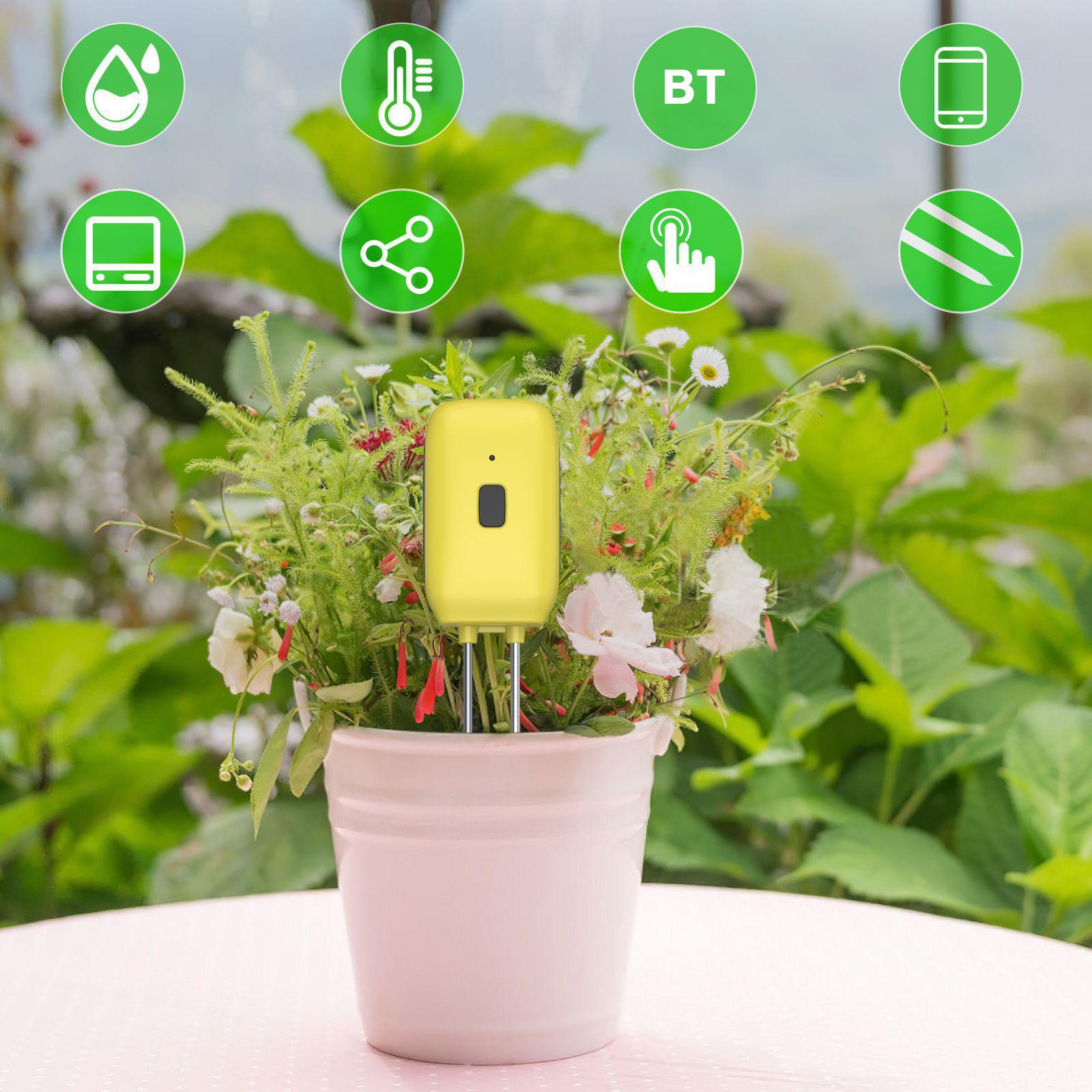 Soil Tester Temperature Humidity Test Meter Potted Plant Moisture Measuring Instrument Mobilephone APP Control разноцветный
Soil Tester Temperature Humidity Test Meter Potted Plant Moisture Measuring Instrument Mobilephone APP Control разноцветный