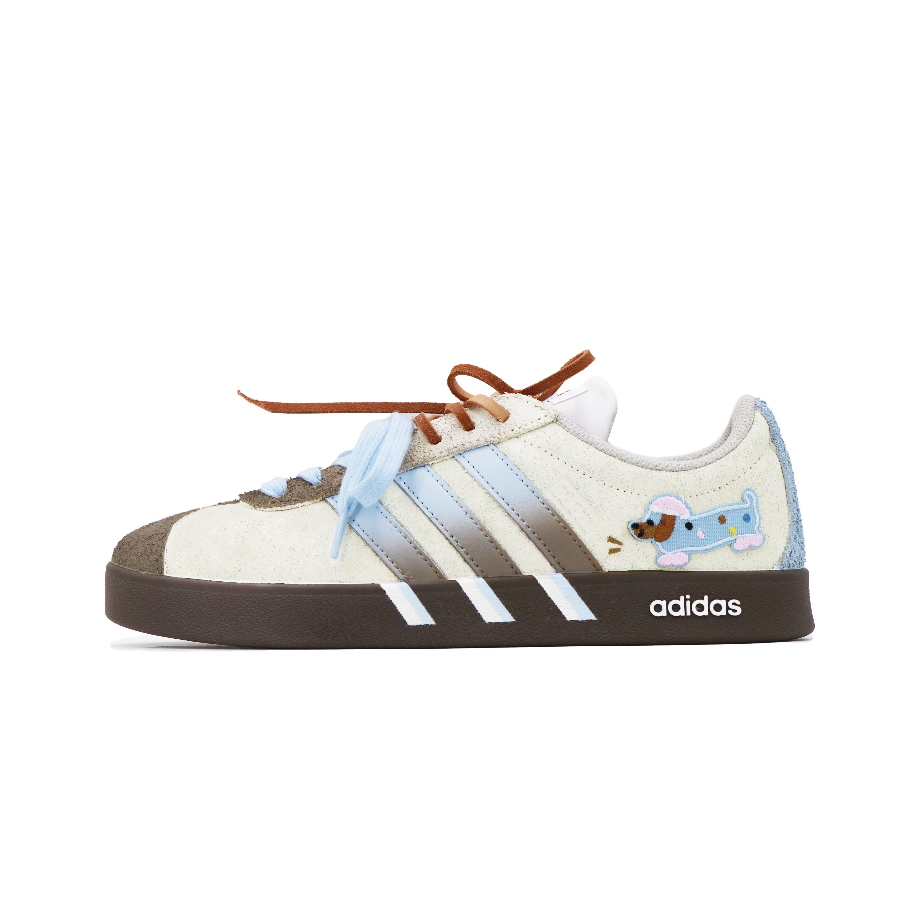 Adidas VL COURT 2.0 Abrasion Resistant Low top Skateboard Shoes Unisex Blue Brown HQ1802(Team17-) 36
Adidas VL COURT 2.0 Abrasion Resistant Low top Skateboard Shoes Unisex Blue Brown HQ1802(Team17-) 36