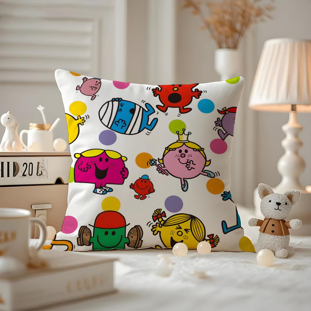 Mr.Men And L-Little Miss Cushion Cover Anti-dustmite Pillowcase Invisible Zipper Silky Short Plush Sofa Cushion Cover 12x12Inch
Mr.Men And L-Little Miss Cushion Cover Anti-dustmite Pillowcase Invisible Zipper Silky Short Plush Sofa Cushion Cover 12x12Inch