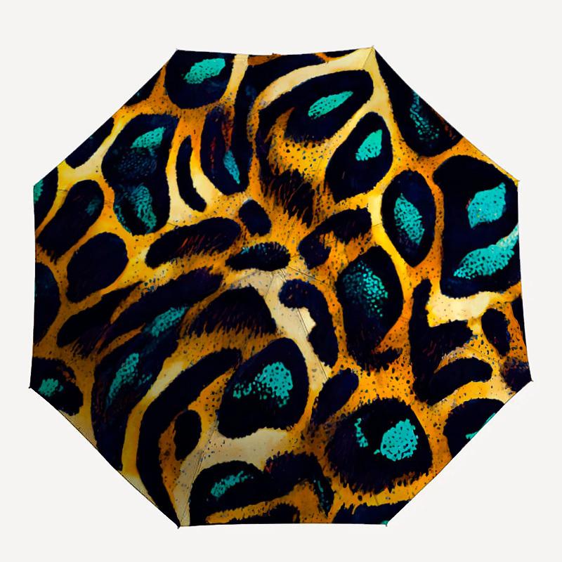 1PC Leopard Print Automatic Folding Umbrella, Portable & Foldable Design with 8 Ribs, 34
1PC Leopard Print Automatic Folding Umbrella, Portable & Foldable Design with 8 Ribs, 34