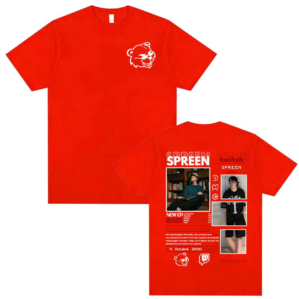 Rapper Spreen Estampado Para Remera 2025 Cover T Shirt Men Women Harajuku Hip Hop Fashion Style Tshirts Summer ONeck Shirt S
Rapper Spreen Estampado Para Remera 2025 Cover T Shirt Men Women Harajuku Hip Hop Fashion Style Tshirts Summer ONeck Shirt S