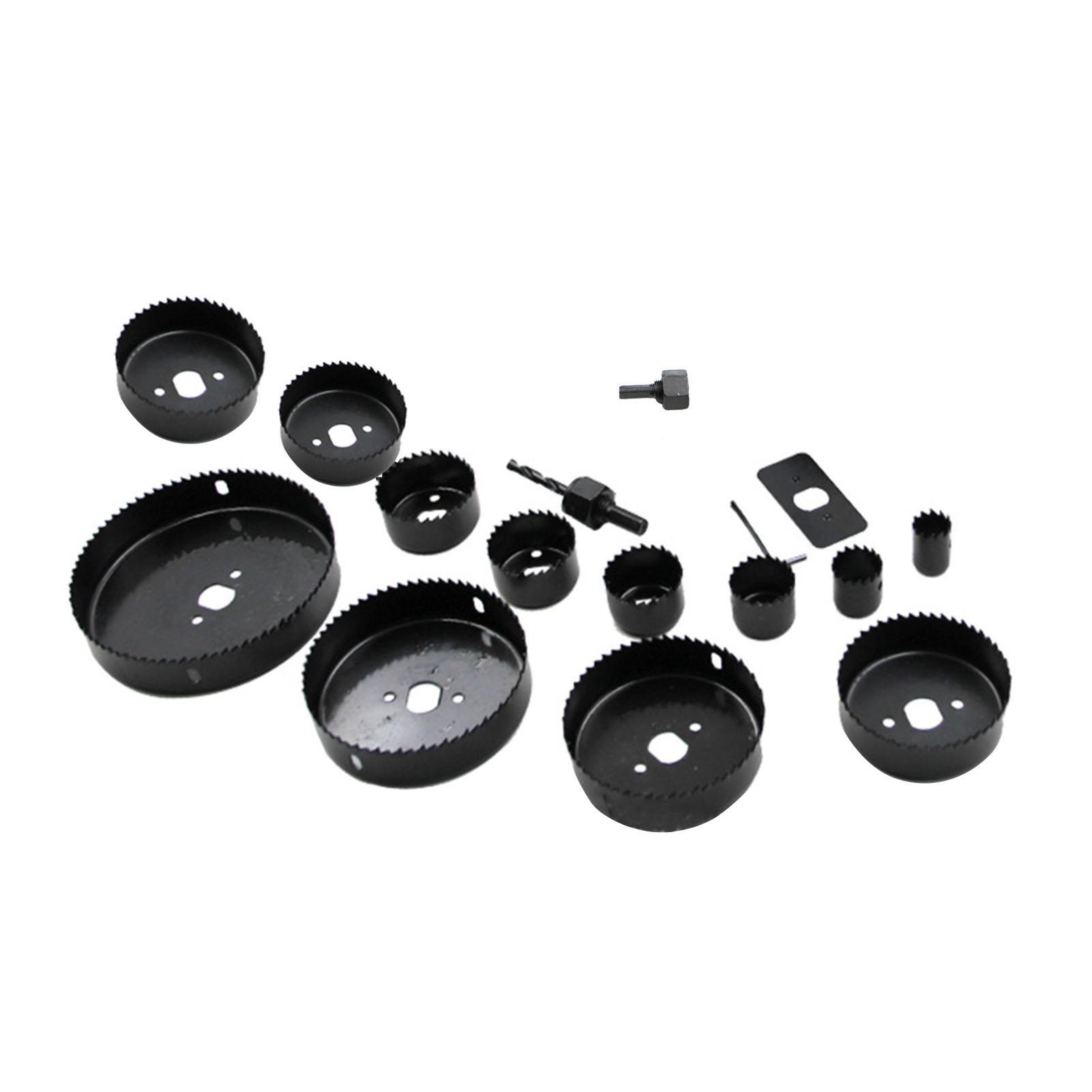16Pcs Hole Saw Kit Carbon Steel Wear Resistance Accurate Efficient Hole Saw Set for Woodworking
16Pcs Hole Saw Kit Carbon Steel Wear Resistance Accurate Efficient Hole Saw Set for Woodworking