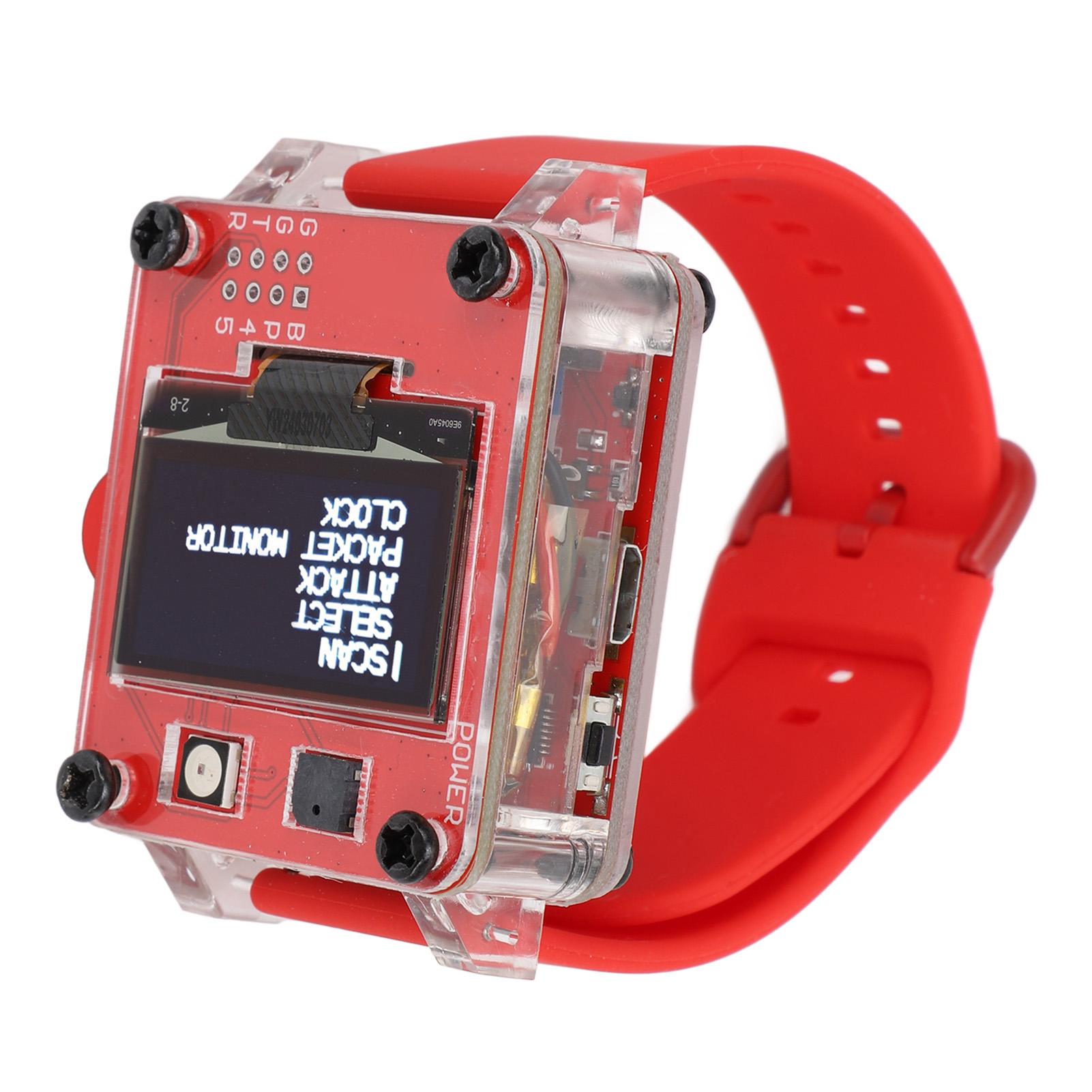 Wireless Fidelity Watch for 8266 Programmable Development Board 1.3 Inch Organic Light Emitting Diode Attack Control Test Tool
Wireless Fidelity Watch for 8266 Programmable Development Board 1.3 Inch Organic Light Emitting Diode Attack Control Test Tool