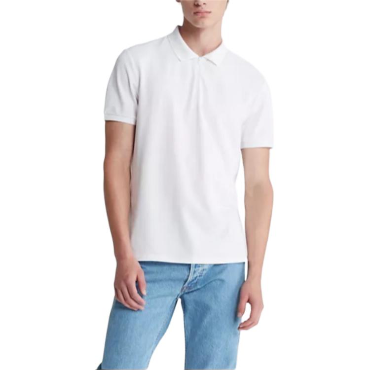 Calvin Klein Solid Color Simple Comfortable Short Sleeve Polo Shirt Men tops Bright-White 40QM421-540 L
Calvin Klein Solid Color Simple Comfortable Short Sleeve Polo Shirt Men tops Bright-White 40QM421-540 L
