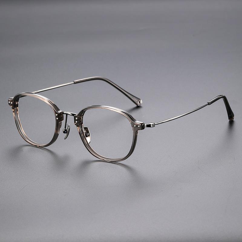 Luxury Retro round Frame Eyeglasses for Men And Women Ultralight Anti Blue Light Acetate Titanium Comfortable Fit Glasses
Luxury Retro round Frame Eyeglasses for Men And Women Ultralight Anti Blue Light Acetate Titanium Comfortable Fit Glasses