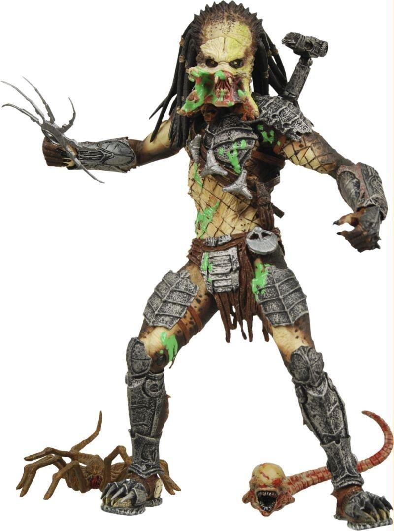 AVP2 Action Figure Series 4 BATTLE DAMAGED PREDATOR - (Unmasked)
AVP2 Action Figure Series 4 BATTLE DAMAGED PREDATOR - (Unmasked)