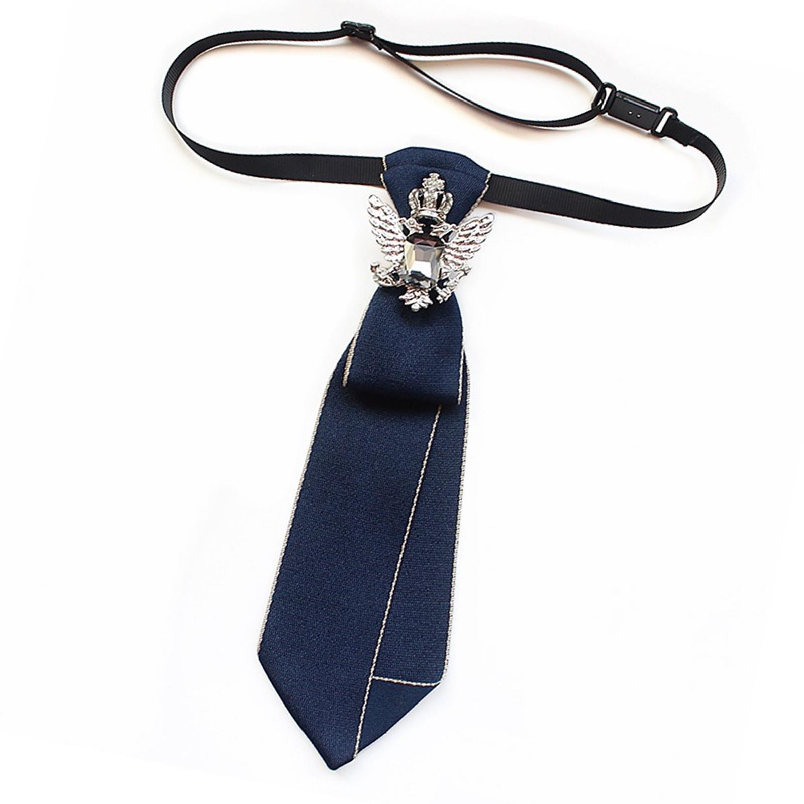 Versatile Pre-tied Uniform Black Ties Metal Charm Girls School Uniforms Accessories JK Preepy Look School Suit синий
Versatile Pre-tied Uniform Black Ties Metal Charm Girls School Uniforms Accessories JK Preepy Look School Suit синий
