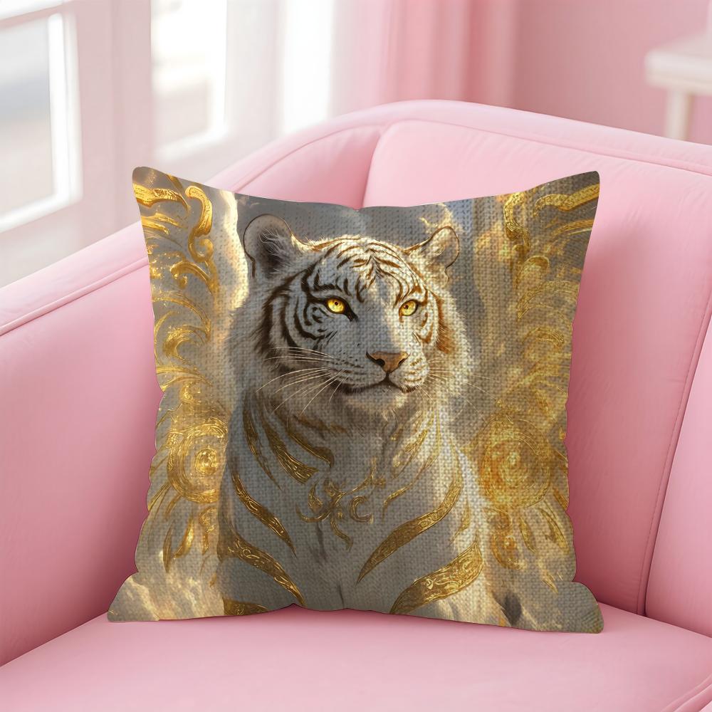 White Tiger Cool Cushion Cover Natural Linen Pillow Case DoubleSided Print Decorative Sofa Pillowcase Home Decor Gift 30x30cm
White Tiger Cool Cushion Cover Natural Linen Pillow Case DoubleSided Print Decorative Sofa Pillowcase Home Decor Gift 30x30cm
