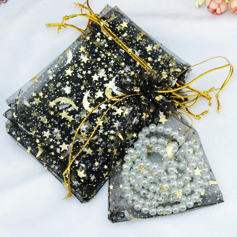 10 Pcs Organza Bags Exquisite Star Moon Hot Stamping Gauze Bag Candy Gift Packaging Bags Jewelry And Cosmetics Storage Bag 11x16CM
10 Pcs Organza Bags Exquisite Star Moon Hot Stamping Gauze Bag Candy Gift Packaging Bags Jewelry And Cosmetics Storage Bag 11x16CM