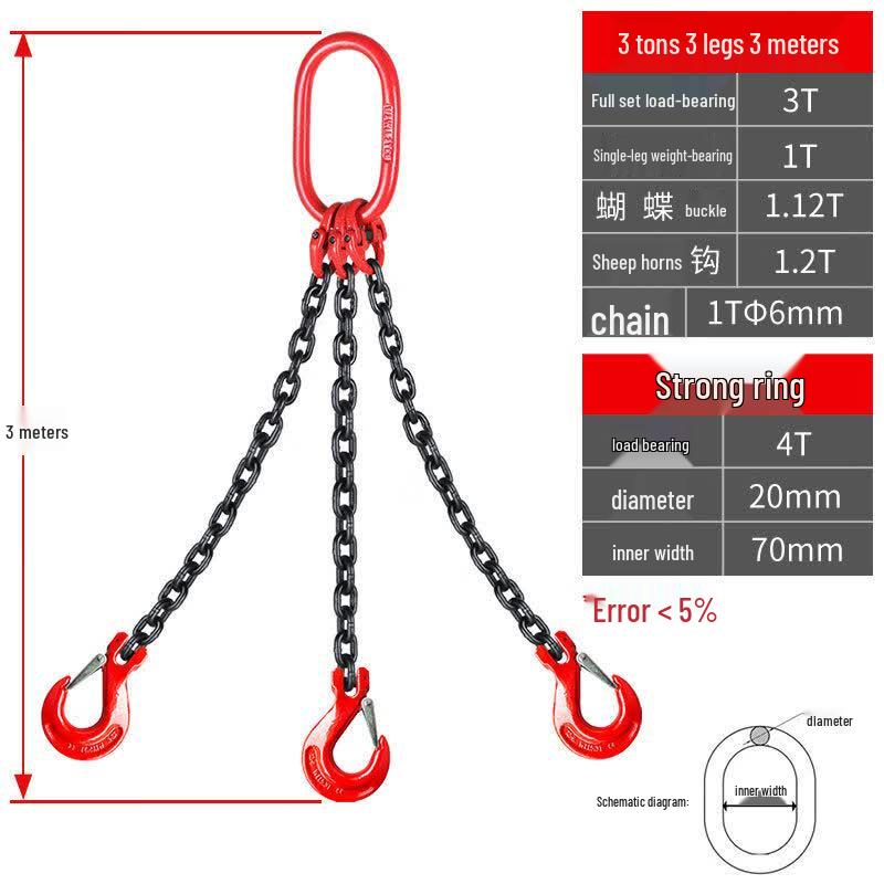 Heavy-Duty Industrial Lifting Chain Sling
Heavy-Duty Industrial Lifting Chain Sling