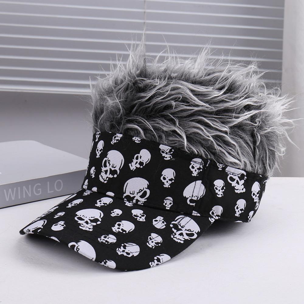 Fashion Breathable Sun Hat Hip Hop Street Style Baseball Cap Skull Head Decoration Fake Hair Baseball Cap Unisex серый
Fashion Breathable Sun Hat Hip Hop Street Style Baseball Cap Skull Head Decoration Fake Hair Baseball Cap Unisex серый