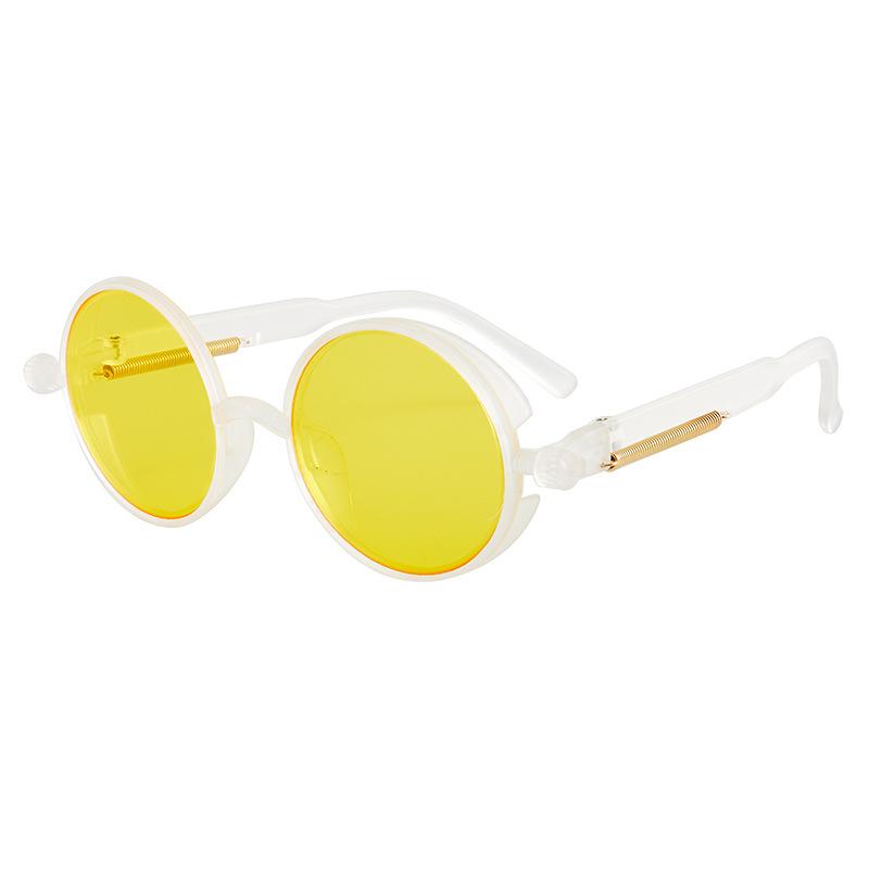 Classic Gothic Steampunk Sunglasses Luxury Brand Designer High Quality Men and Women Retro Round Pc Frame Sunglasses MULTI
Classic Gothic Steampunk Sunglasses Luxury Brand Designer High Quality Men and Women Retro Round Pc Frame Sunglasses MULTI