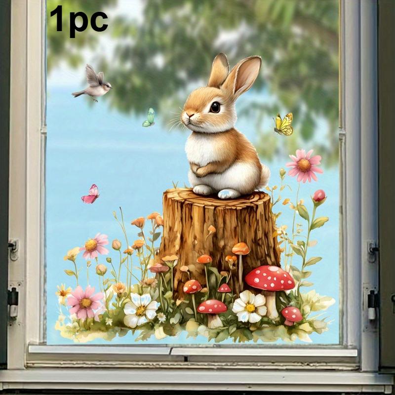 1pc Charming Rabbit Floral Vinyl Wall Art Self-Adhesive Bedroom Living Room Decoration Kitchen Bathroom Home Decor Wall Stickers
1pc Charming Rabbit Floral Vinyl Wall Art Self-Adhesive Bedroom Living Room Decoration Kitchen Bathroom Home Decor Wall Stickers