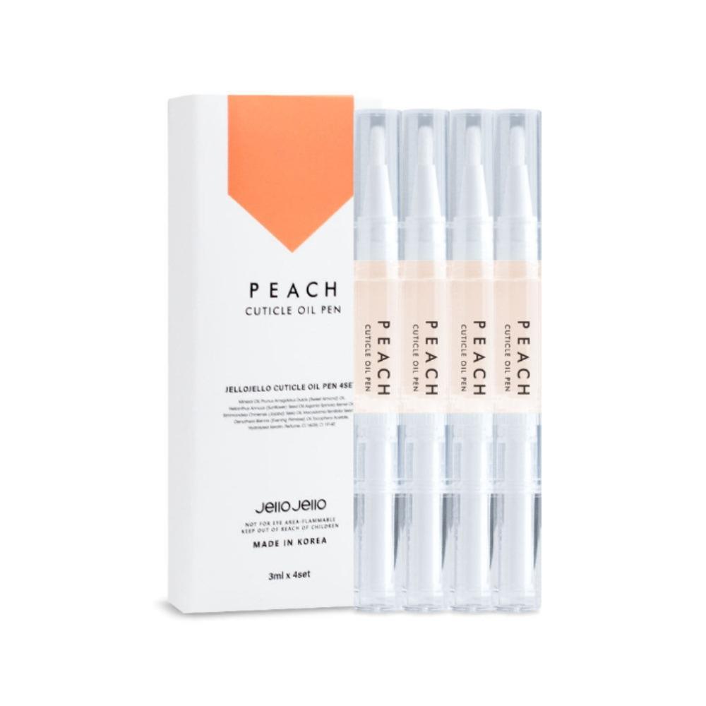 Jello Jello Cuticle Oil Pen 4-Pack Set – Hydrating Nail & Cuticle Care with Jojoba, Argan & Almond Oil (3ml x 4) Peach 3ml x 4
Jello Jello Cuticle Oil Pen 4-Pack Set – Hydrating Nail & Cuticle Care with Jojoba, Argan & Almond Oil (3ml x 4) Peach 3ml x 4