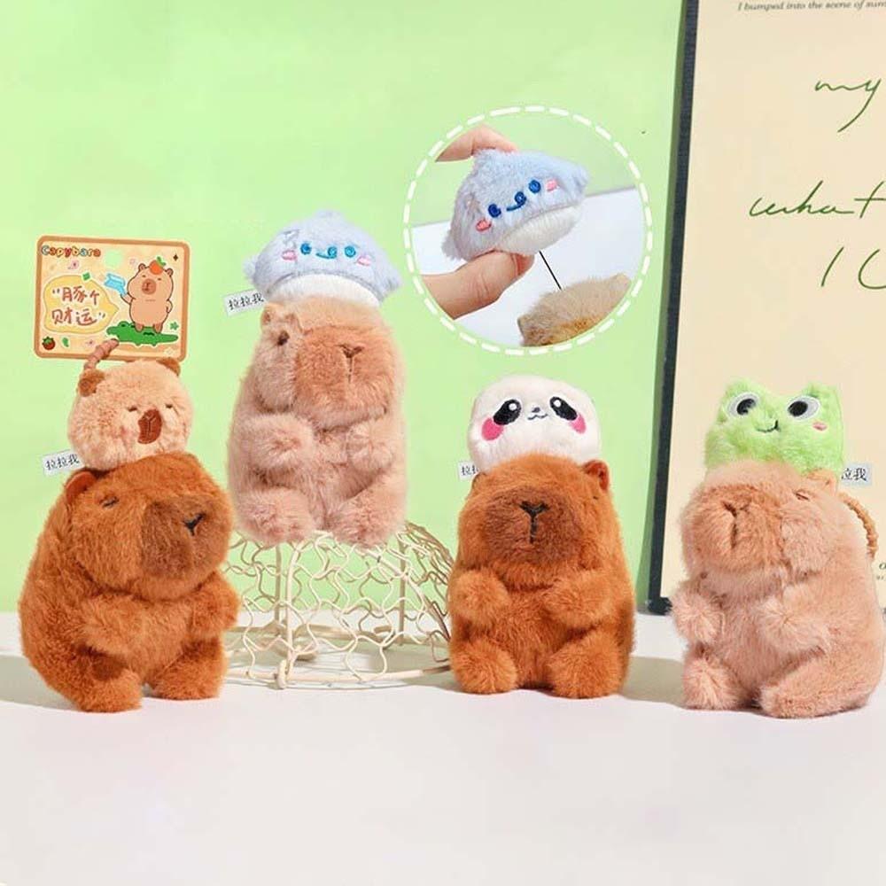 Мягкий шнурок для вытягивания Капибара Куклы Смешной мультяшный брелок Капибара Плюшевая подвеска в виде животного Друзья Style 3
Мягкий шнурок для вытягивания Капибара Куклы Смешной мультяшный брелок Капибара Плюшевая подвеска в виде животного Друзья Style 3