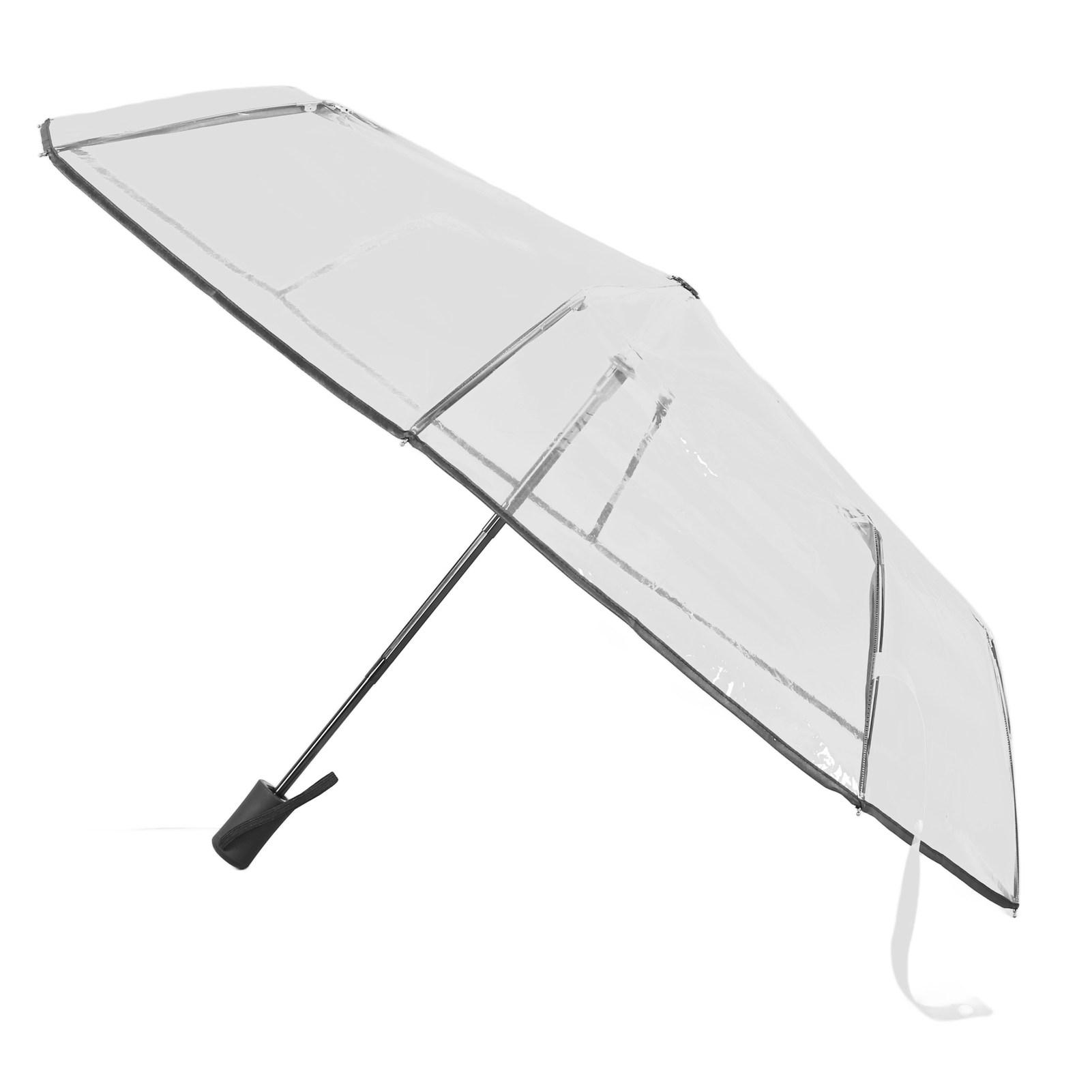 Compact Umbrella Black Transparent Automatic Design Sturdy Structure Travel Umbrella for Backpack
Compact Umbrella Black Transparent Automatic Design Sturdy Structure Travel Umbrella for Backpack