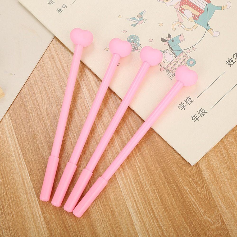 10pcs Cartoon Kawaii Stationery Black Ink Writing Pen Comfortable Love Heart Neutral Pen Gift рожевий
10pcs Cartoon Kawaii Stationery Black Ink Writing Pen Comfortable Love Heart Neutral Pen Gift рожевий