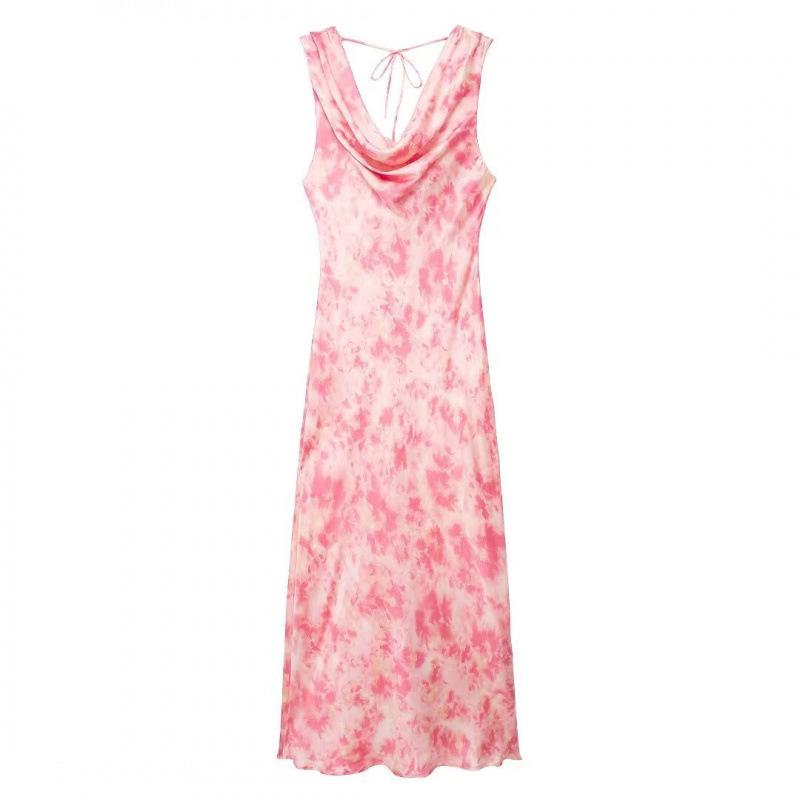 European & American Women s Satin Tie-Dye Print Dress - Summer Collection Medium
European & American Women s Satin Tie-Dye Print Dress - Summer Collection Medium