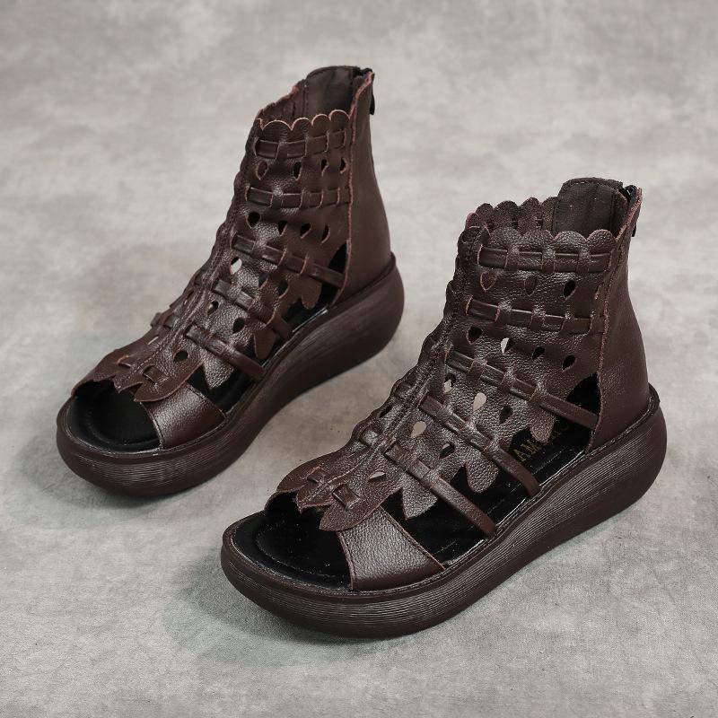 Fashion GKTINOO 2025 Summer Women Sandals Genuine Leather Wedges High Heel Platform Hollow Peep Toe Female Ladies Shoes Zapatos De Mujer 5
Fashion GKTINOO 2025 Summer Women Sandals Genuine Leather Wedges High Heel Platform Hollow Peep Toe Female Ladies Shoes Zapatos De Mujer 5