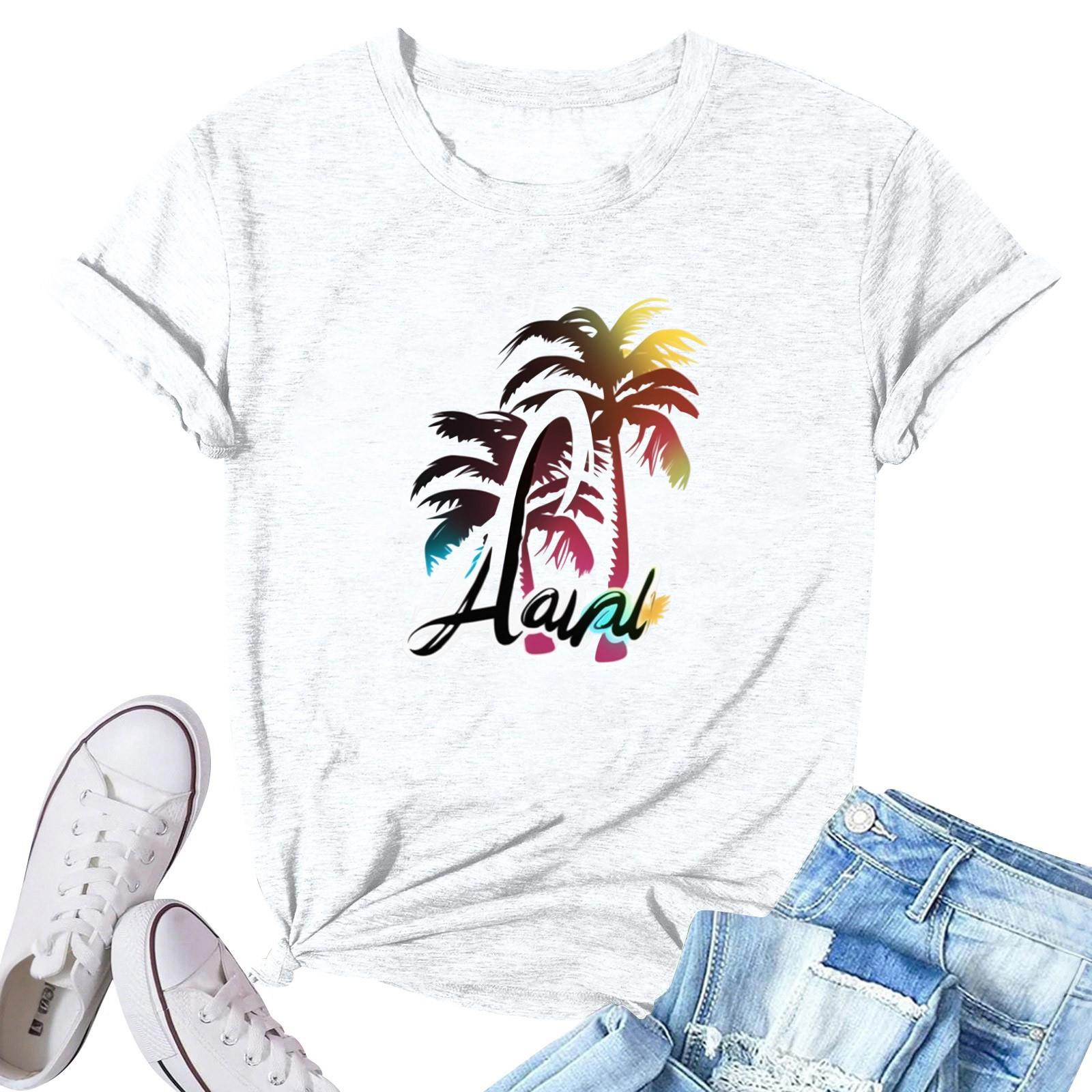 Жіноча модна повсякденна плісирована кругла футболка з короткими рукавами з принтом XL білий
Жіноча модна повсякденна плісирована кругла футболка з короткими рукавами з принтом XL білий