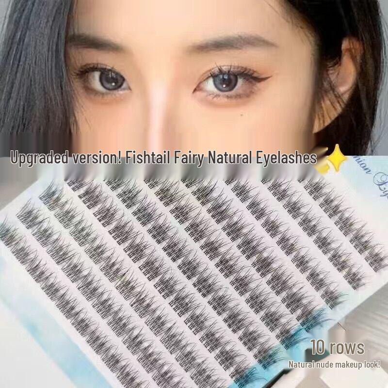 Книга ресниц «Ленивый рыбий хвост» большой вместимости - Натуральные 3-шаговые накладные ресницы для начинающих 10 rows, 120 clusters fishtail, 10mm
Книга ресниц «Ленивый рыбий хвост» большой вместимости - Натуральные 3-шаговые накладные ресницы для начинающих 10 rows, 120 clusters fishtail, 10mm
