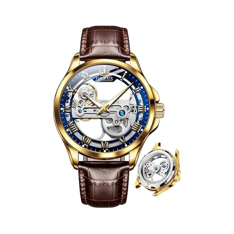 OLEVS watch men s mechanical Automatic & manual winding transparent clear skeleton leather belt fashion Fashionable men watch leather night light
OLEVS watch men s mechanical Automatic & manual winding transparent clear skeleton leather belt fashion Fashionable men watch leather night light