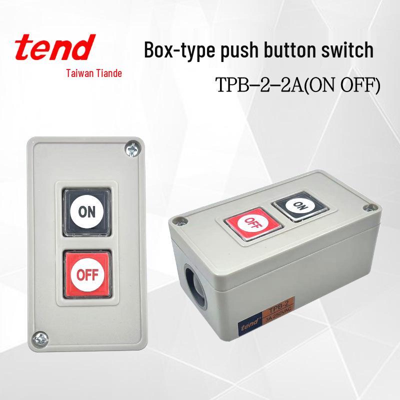 Tiande TPB-2-2A Two-Position Push Button Switch (Start/Stop, Self-Reset, 3A, 250VAC)
Tiande TPB-2-2A Two-Position Push Button Switch (Start/Stop, Self-Reset, 3A, 250VAC)