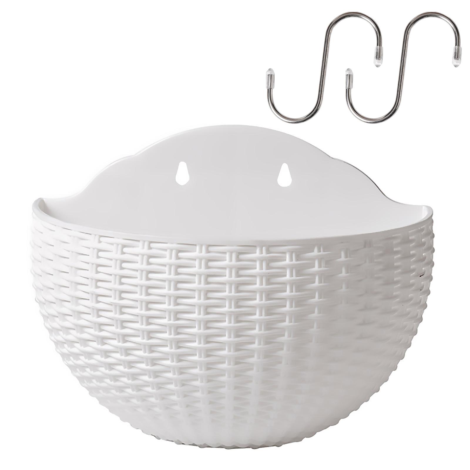 Imitation Rattan Wall Hanging Plant Pot Half Round Wall Mounted Semicircular Flower Pot for Indoor Outdoor Balcony Type 1
Imitation Rattan Wall Hanging Plant Pot Half Round Wall Mounted Semicircular Flower Pot for Indoor Outdoor Balcony Type 1