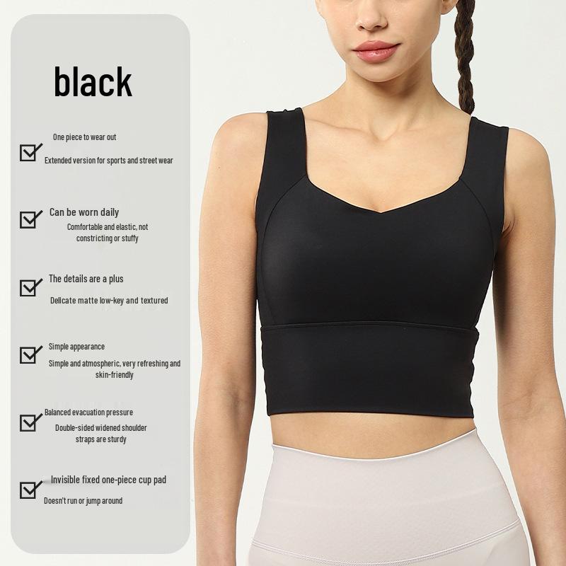 Высокоэффективный ударопрочный поддерживающий бюстгальтер для йоги и бега S чёрный
Высокоэффективный ударопрочный поддерживающий бюстгальтер для йоги и бега S чёрный