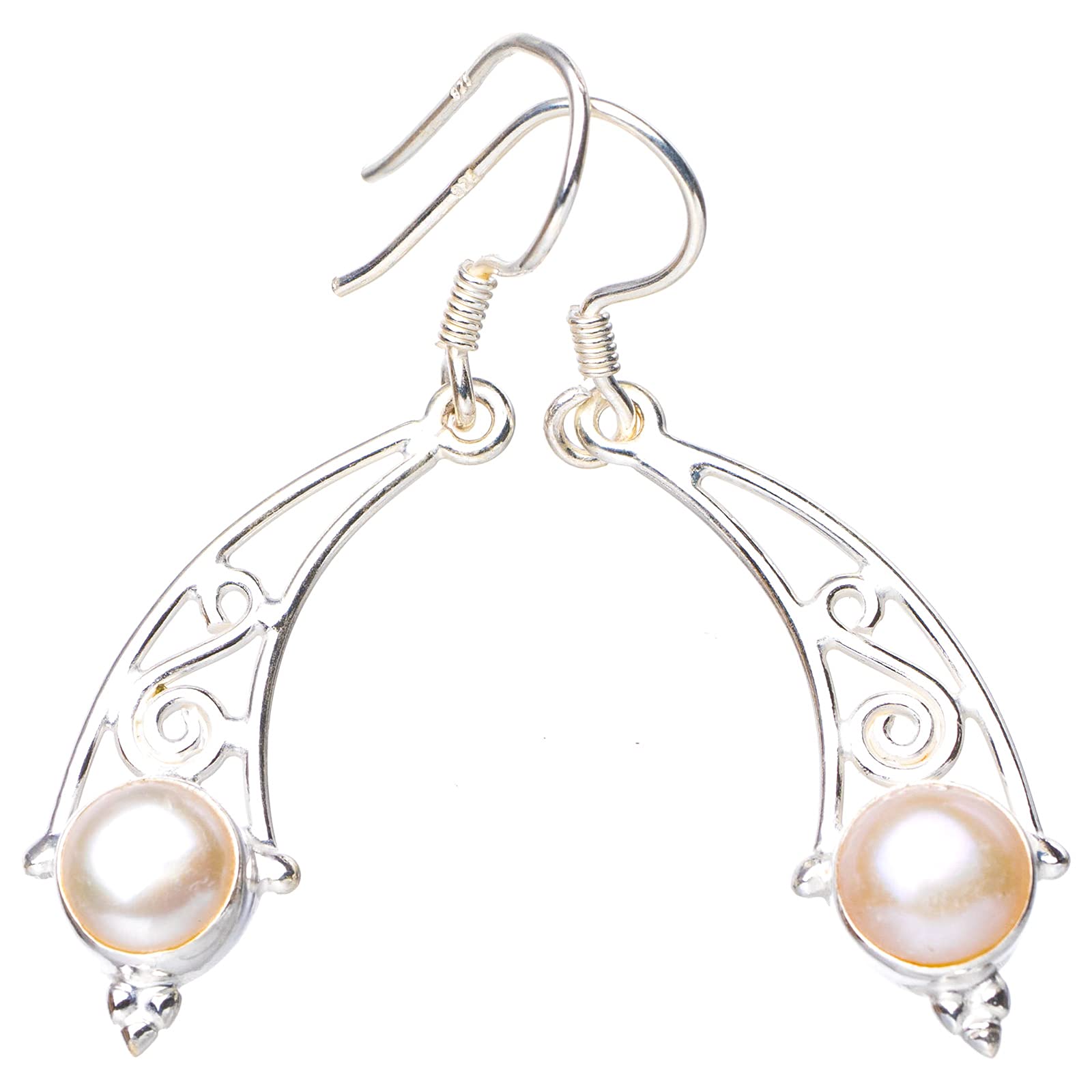 STARGEMS Серьги ручной работы из стерлингового серебра 925 пробы с натуральным речным жемчугом 1,75 дюйма E5442
STARGEMS Серьги ручной работы из стерлингового серебра 925 пробы с натуральным речным жемчугом 1,75 дюйма E5442