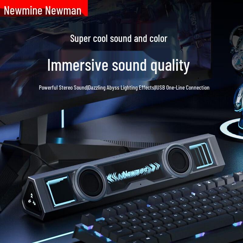 Newsmy BT518 Gaming Desktop Soundbar Speaker
Newsmy BT518 Gaming Desktop Soundbar Speaker