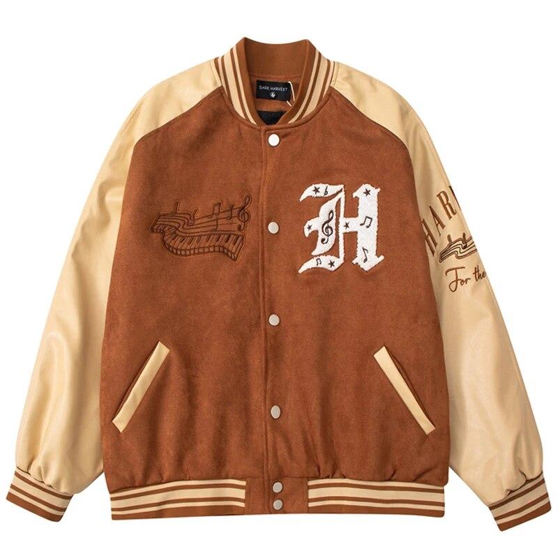 American Retro Flocking Baseball Uniform Men Winter 2022 New Thickening Street Casual Loose Varsity Jacket Couple Outwear Brown
American Retro Flocking Baseball Uniform Men Winter 2022 New Thickening Street Casual Loose Varsity Jacket Couple Outwear Brown