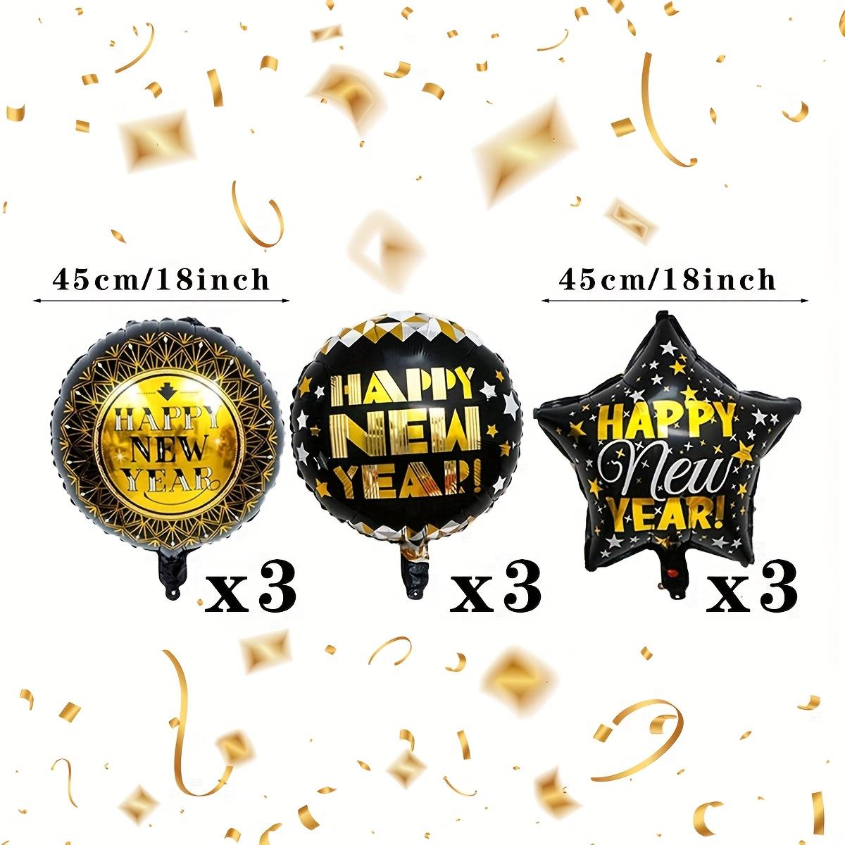 9pcs 2026 Happy New Year Decor Supplies 2026 Number Balloons Pentagram Foil Balloons Christmas Party Decorations 18inch
9pcs 2026 Happy New Year Decor Supplies 2026 Number Balloons Pentagram Foil Balloons Christmas Party Decorations 18inch