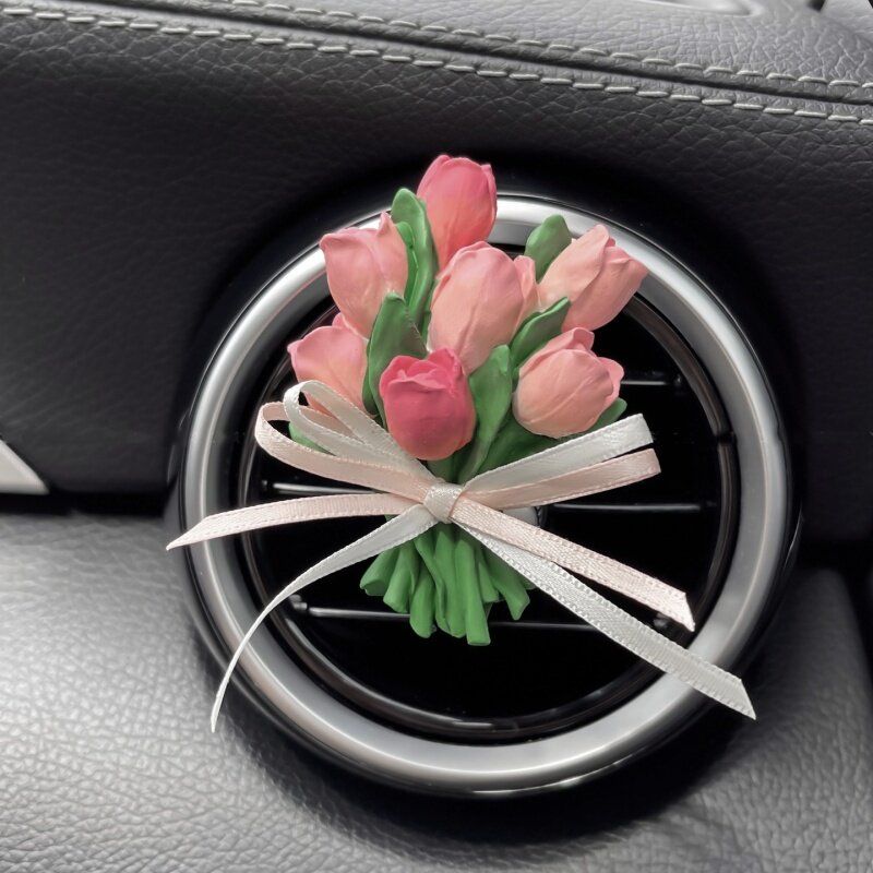Car Air Freshener Aroma Diffuser Tulip Car Air Conditioning Vent Clip Fresh and Stylish Ins-Style Car Interior Decoration for Girls Orange Powder
Car Air Freshener Aroma Diffuser Tulip Car Air Conditioning Vent Clip Fresh and Stylish Ins-Style Car Interior Decoration for Girls Orange Powder