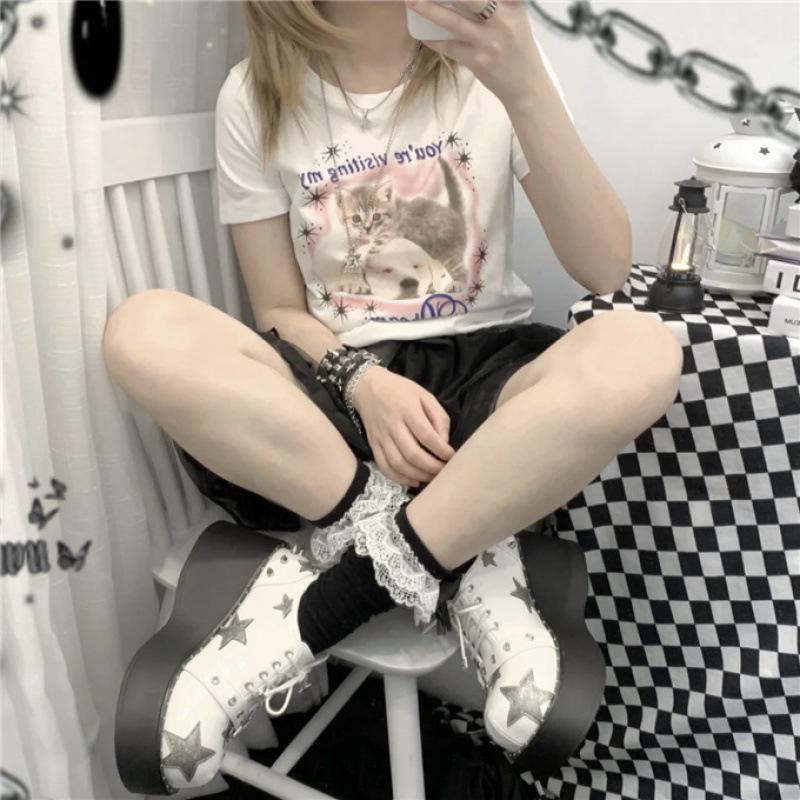 Spice girl platform heightening punk black muffin punk goth rivet autumn lace-up lolita round head small leather shoes 35 чёрный
Spice girl platform heightening punk black muffin punk goth rivet autumn lace-up lolita round head small leather shoes 35 чёрный