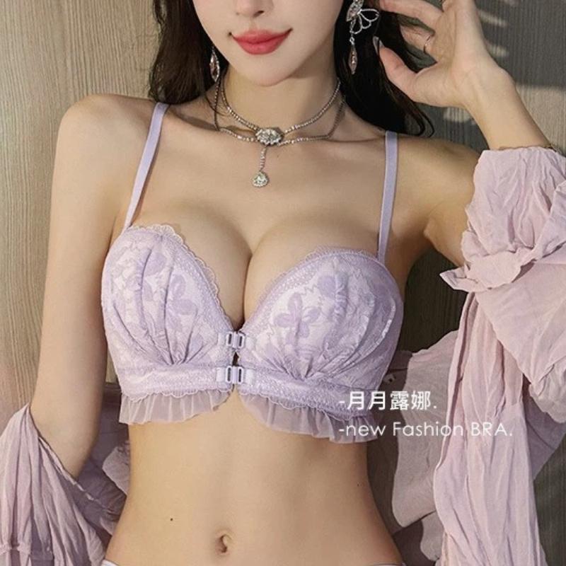 Light Purple Lace Front Closure Bra Push Up Underwire Adjustable Straps Sexy Everyday Lingerie S фіолетовий
Light Purple Lace Front Closure Bra Push Up Underwire Adjustable Straps Sexy Everyday Lingerie S фіолетовий