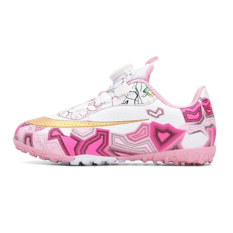 Children Football Boots Society Futsal TF Pink Soccer Tennis Shoes Sports Professional Sneakers Indoor Boy Girl Football Shoes EU 29
Children Football Boots Society Futsal TF Pink Soccer Tennis Shoes Sports Professional Sneakers Indoor Boy Girl Football Shoes EU 29