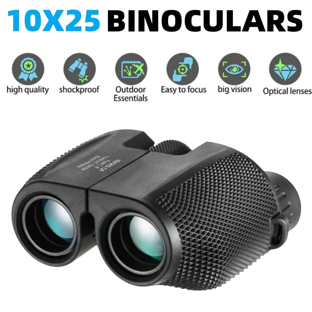Бінокль 10X25 HD Міні портативний телескоп BAK4 FMC Телескоп з покриттям На відкритому повітрі Спостереження за птахами Полювання Подорож Подорож Гра в м яч
Бінокль 10X25 HD Міні портативний телескоп BAK4 FMC Телескоп з покриттям На відкритому повітрі Спостереження за птахами Полювання Подорож Подорож Гра в м яч