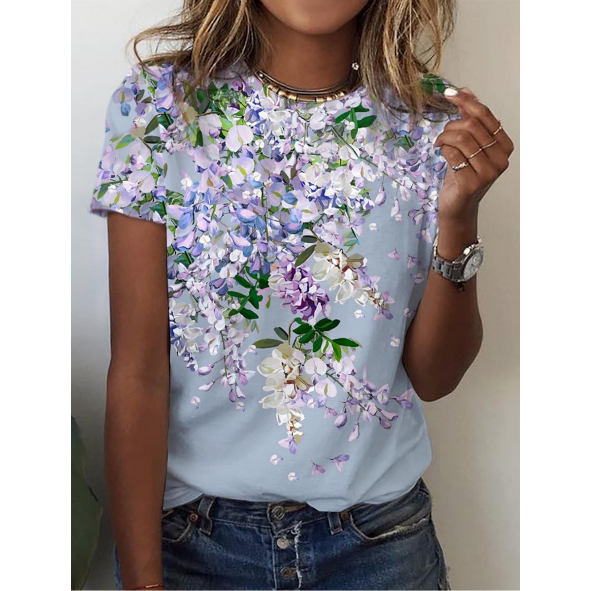 Летняя женская футболка l повседневный топ с коротким рукавом с 3D-принтом, модная футболка с круглым вырезом для женщин для отдыха 6XL
Летняя женская футболка l повседневный топ с коротким рукавом с 3D-принтом, модная футболка с круглым вырезом для женщин для отдыха 6XL