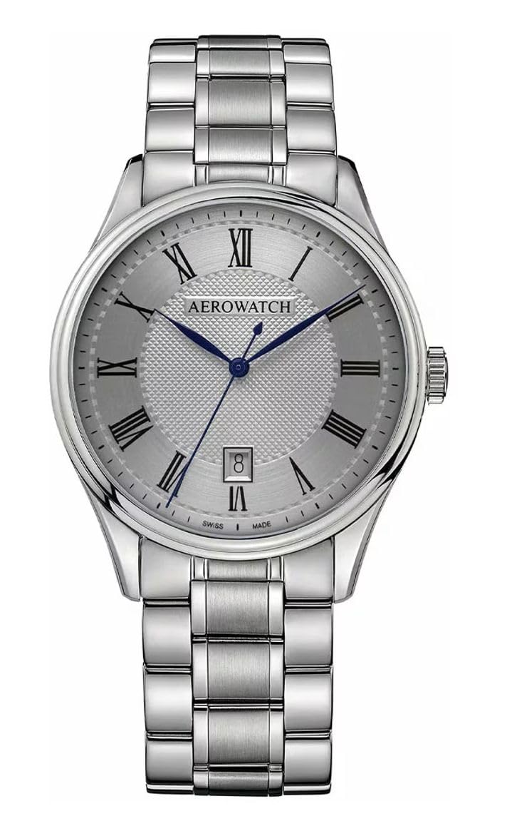Aerowatch A42102 AA01M Silver Date Swiss Made Men s Watch,
Aerowatch A42102 AA01M Silver Date Swiss Made Men s Watch,
