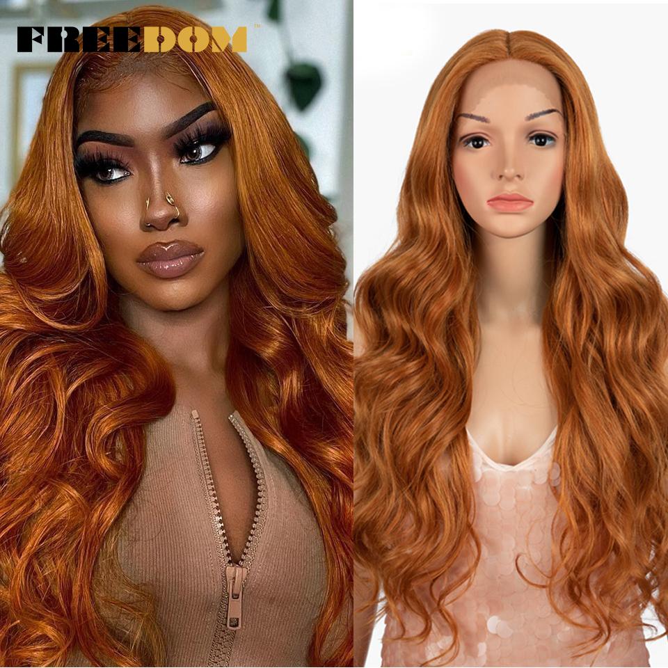 FREEDOM Synthetic Lace Front Wigs For Women 30 inch Long Body Wavy Ombre Blonde Highlight Ginger Lace Wigs Cosplay Wigs (as the picture,30inches&Lace Front)
FREEDOM Synthetic Lace Front Wigs For Women 30 inch Long Body Wavy Ombre Blonde Highlight Ginger Lace Wigs Cosplay Wigs (as the picture,30inches&Lace Front)
