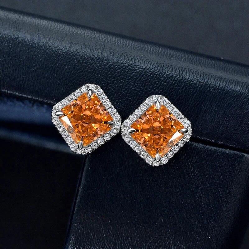 Серьги-гвоздики из стерлингового серебра 100% 925 пробы 7*7 мм с аквамарином, желтым и розовым высокоуглеродистыми бриллиантами для женщин, сверкающие изящные ювелирные изделия
Серьги-гвоздики из стерлингового серебра 100% 925 пробы 7*7 мм с аквамарином, желтым и розовым высокоуглеродистыми бриллиантами для женщин, сверкающие изящные ювелирные изделия