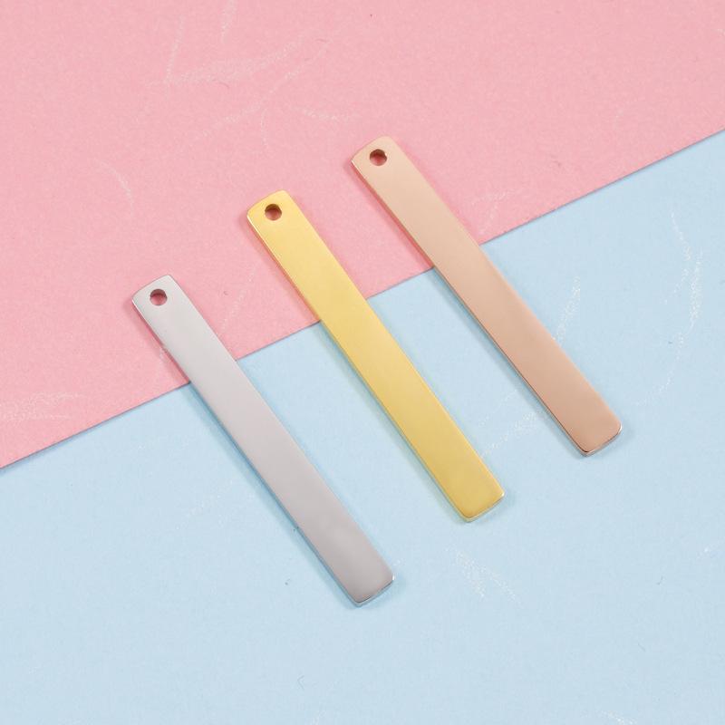 Geometric Stainless Steel Rectangular Pendant - Laser Engravable Jewelry Accessory
Geometric Stainless Steel Rectangular Pendant - Laser Engravable Jewelry Accessory