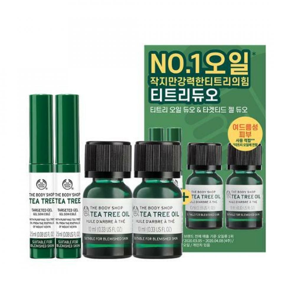 The Body Shop The Body Shop Масло чайного дерева Duo Plan Масло чайного дерева 10 мл 2+Гель чайного дерева 2,5 мл 2
The Body Shop The Body Shop Масло чайного дерева Duo Plan Масло чайного дерева 10 мл 2+Гель чайного дерева 2,5 мл 2