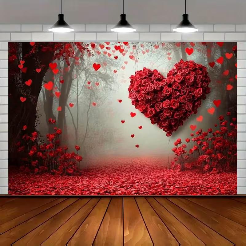 2D Romantic Red Rose Forest Backdrop for Couple Photoshoot 47.2x31.5inch/120*80cm
2D Romantic Red Rose Forest Backdrop for Couple Photoshoot 47.2x31.5inch/120*80cm